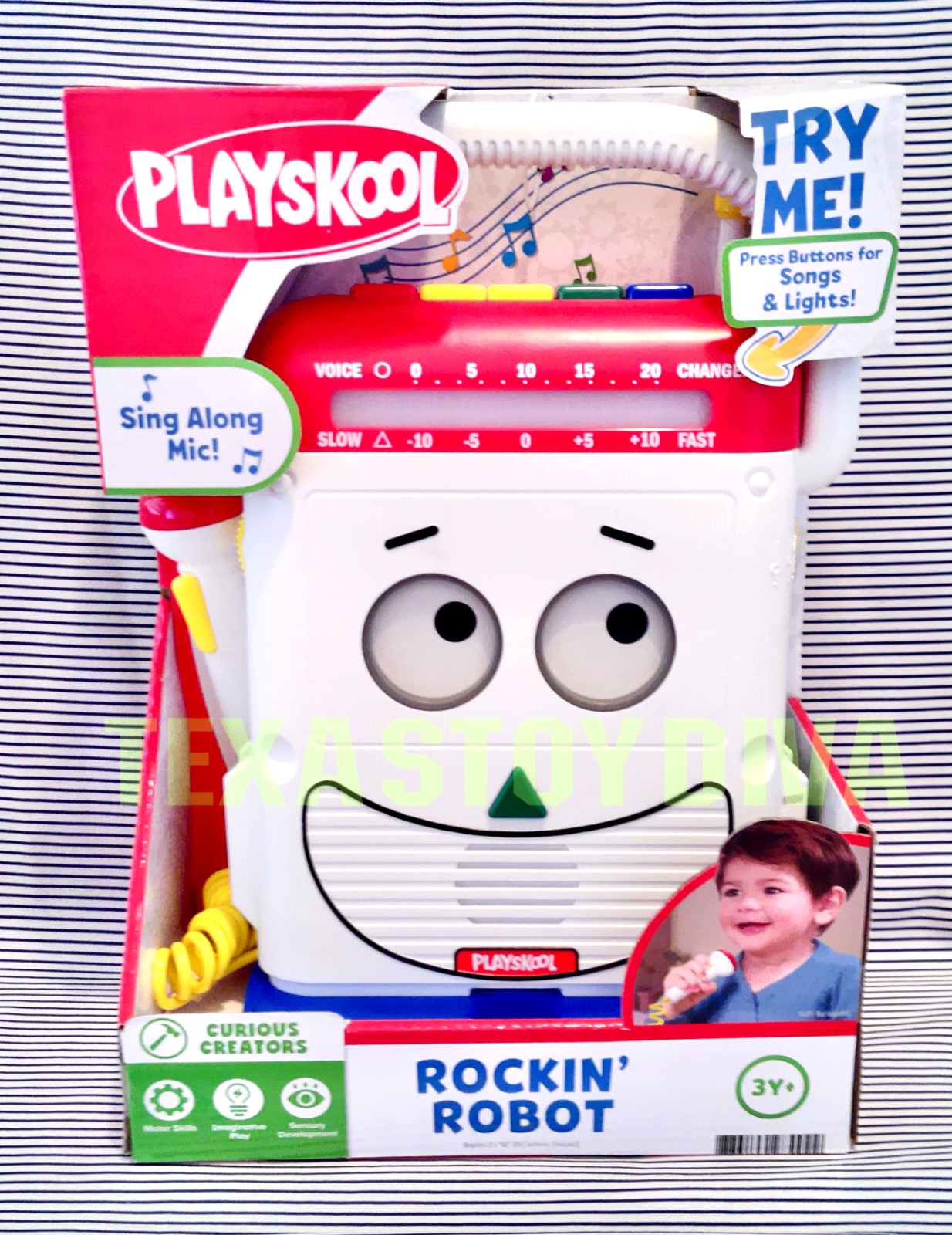 Playskool Rockin Robot Retro Reissue For Toy Story Movie Mr. Mike Karaoke 2026