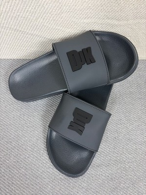 DJK International Ninja Logo Herren Pool Slides Sliders Sandalen UK 6 Grau