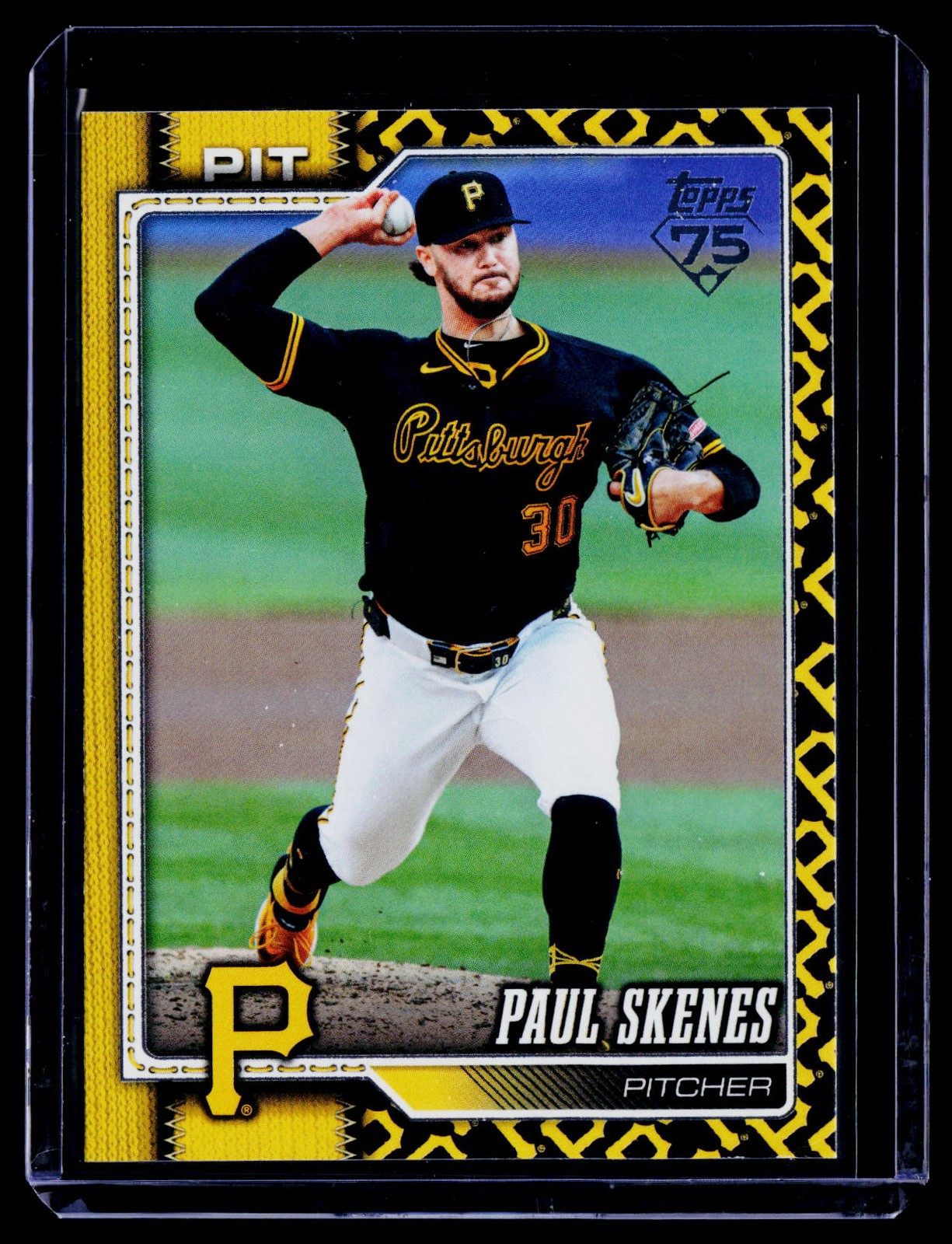 2026 Topps #100 Paul Skenes Team Color Border