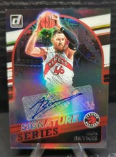 Panini 2021-22 Donruss Aron Baynes Signature Series Autograph Raptors #SS-ABY