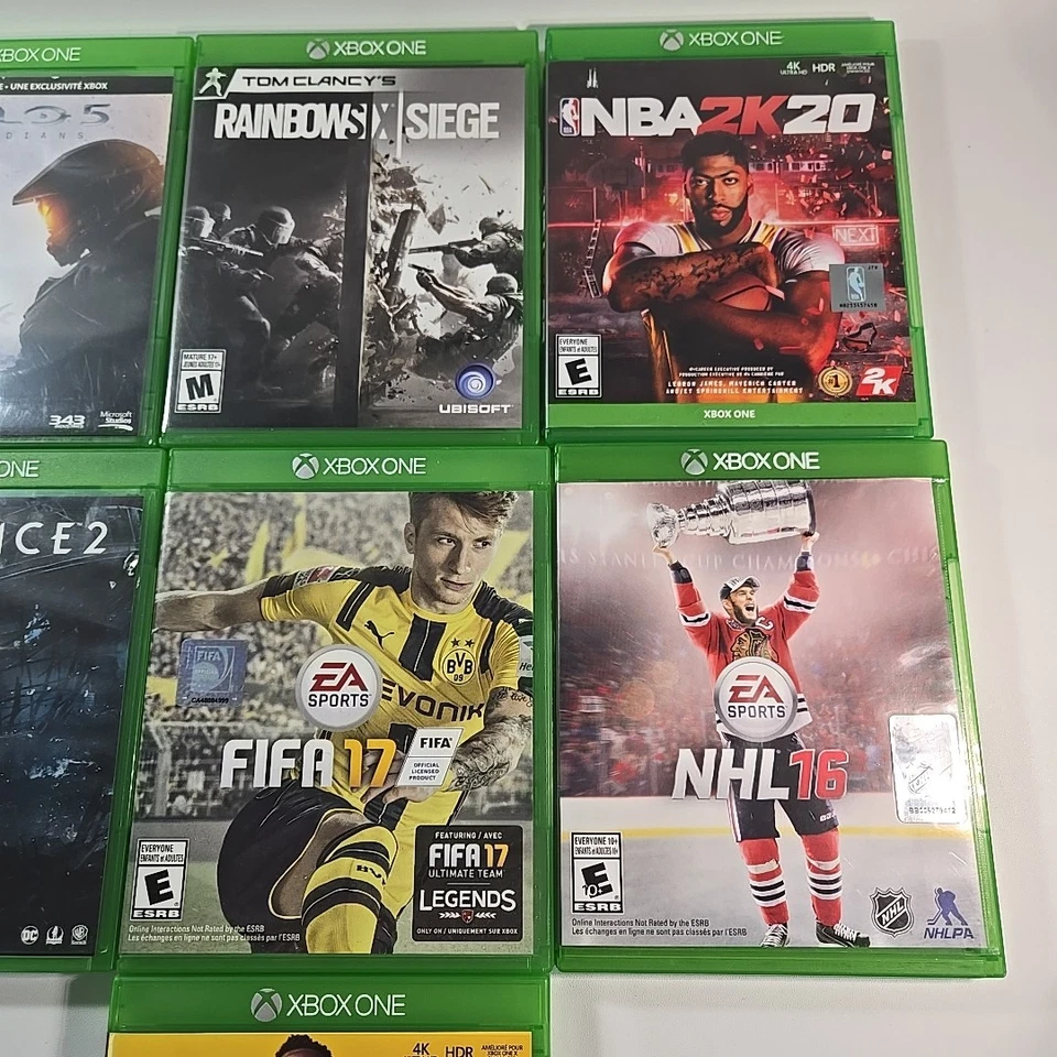 Xbox Series X/Xbox One Games LOT (Injustice 2, Rainbow Six Siege, Halo 5) Tested - Image 3 of 4