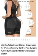 Women's Faja Colombianas Shapewear BBL Post Surgery Compression Full Body Shaper