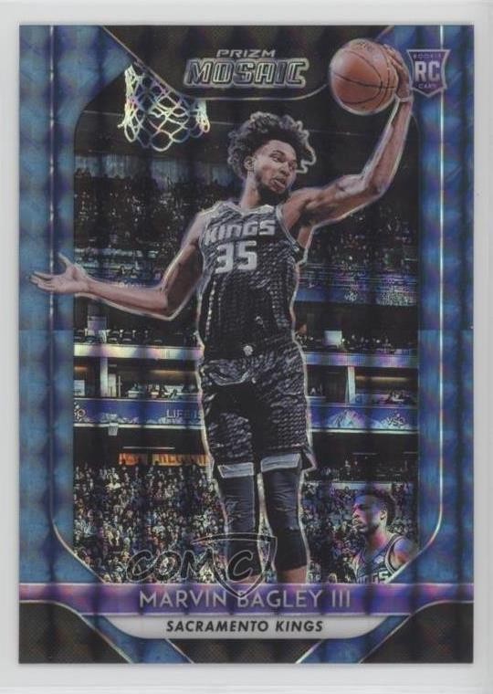 2018-19 Panini Prizm Mosaic Blue Marvin Bagley III #71 1u6