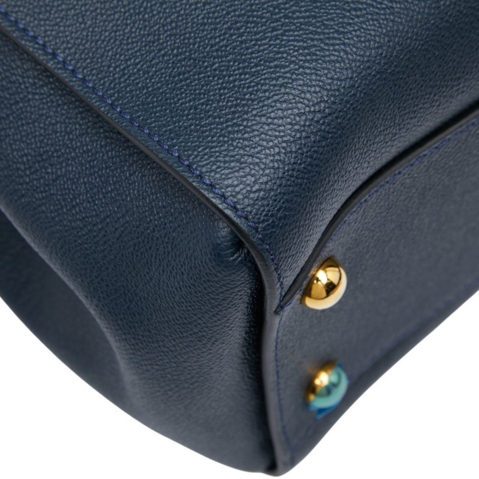 Burberry Nova Check Handbag/Shoulder Bag, 2-Way, Navy Leather, Wom... GZl1d60m image 6