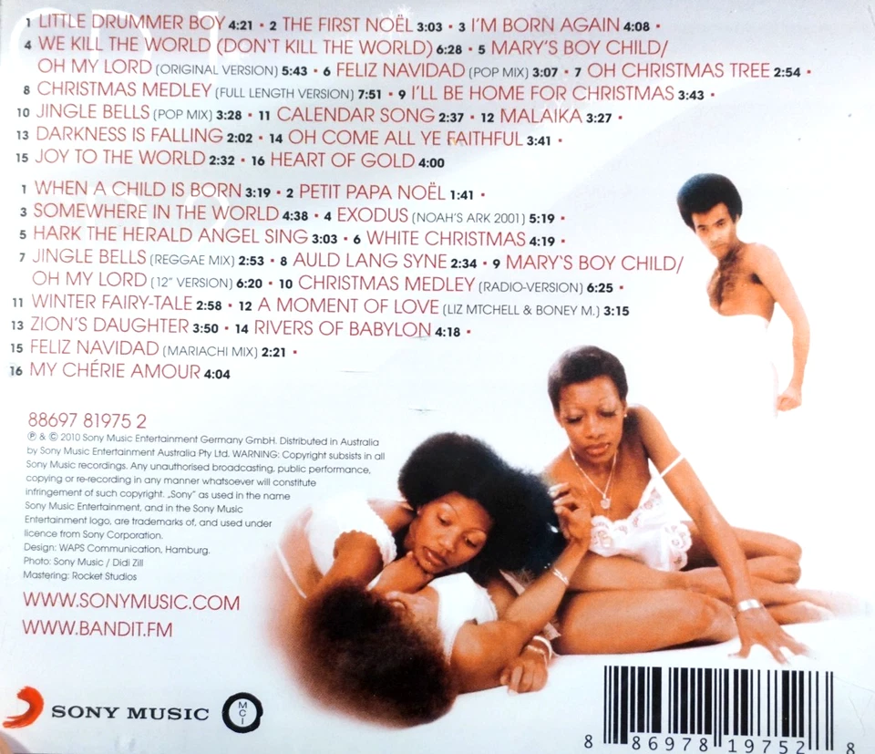 Boney M - Feliz Navidad, Juego de 2 Discos - CD, NUEVO Foto 2 de 2