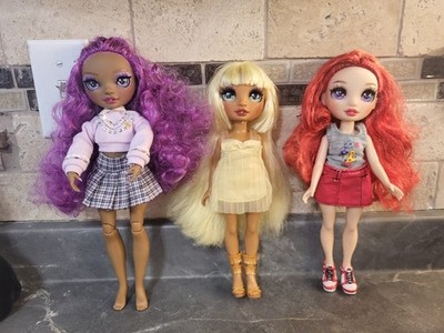 MGA Entertainment Rainbow High Fashion Dolls Lot 3 Ruby, Sunny & Lilac 2019/2023