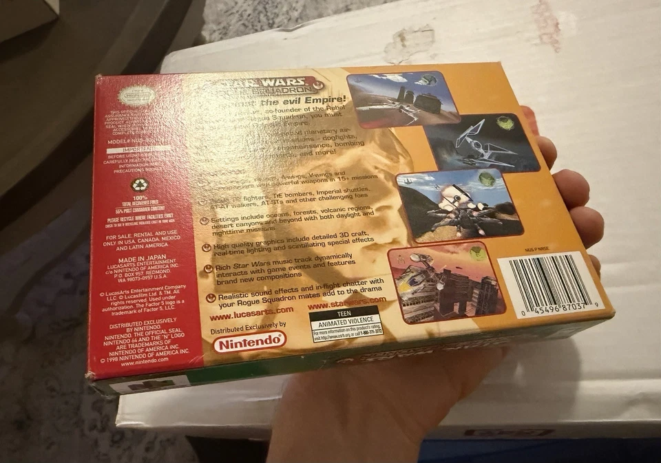 Nintendo 64 Star Wars CIB Juego De 4 Completo BONITO Estado Ver Fotos 💥 Foto 4 de 4