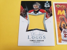 Tomas Vokoun Florida Panthers 2007 - 2008 UD The Cup Limited Logos Blank Back