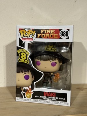 Funko Pop! Vinyl: Fire Force Maki #980 Figure with Protector