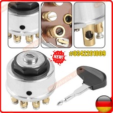 Zündschloß 0123 für Traktor Zündlichtschalter Schlepper Ersatz 0342201009 DHL👍