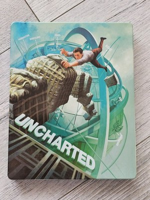 Uncharted 4K UHD Ultra HD + Blu Ray Steelbook Tom Holland Mark Wahlberg
