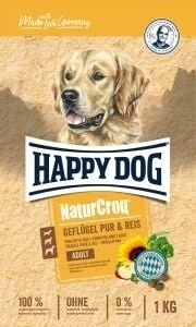 Happy Dog Hundefutter NaturCroq Geflügel pur & Reis Inhalt: 1kg