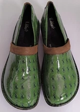 Lila Spa Comfort  Suregrip Clogs Size 9.5 Bicycle Decor