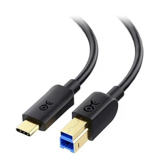 Cable Matters 3.3ft USB-C to USB-B 3.0 Cable Type-B 3.0 Connector Black