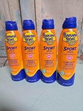 4 Pack Banana Boat Sport Ultra SPF 50 Sunscreen Spray 6oz Each Exp 10/24 - NEW
