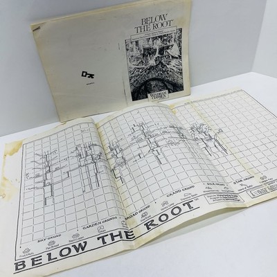 BELOW THE ROOT Commodore 64 IBM Apple Computer Game Windham Classics MAP & BOOK