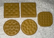 Lot Of 5 Crackers Fake Food Pretend Play Plastic Toys