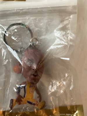 Mini Figure 3D Kobe Bryant Lakers Black Mamba Gold Jersey Basketball Keychain 24