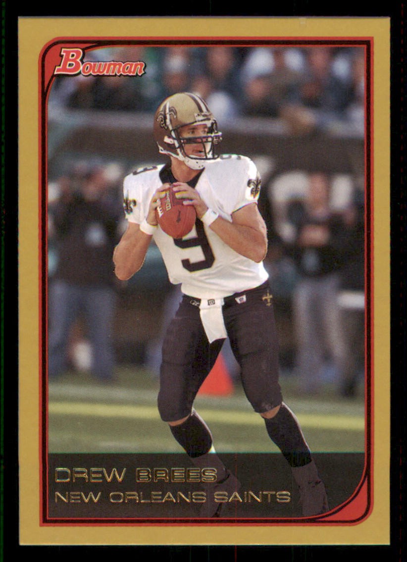 2006 Bowman Gold #47 Drew Brees