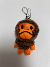 BAPE Baby Milo Plush Keychain   Cute Monkey Bag Charm Authentic APE New Tags