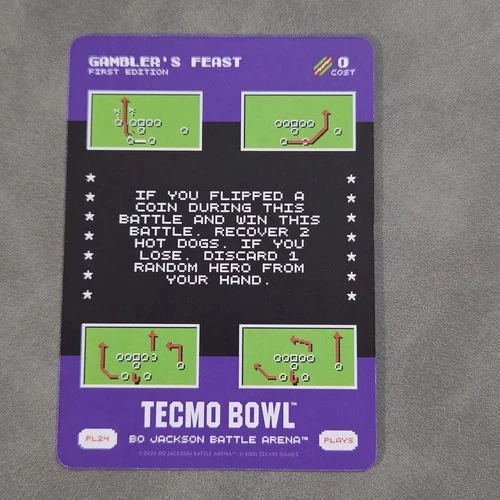 2026 Bo Jackson Battle Arena Tecmo Bowl - Plays #PL24 Gambler\'s Feast SP