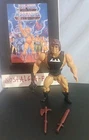 Vtg He-Man Action Figure Wun-dar/Savage He Man Flawless Repro.W All Accessories