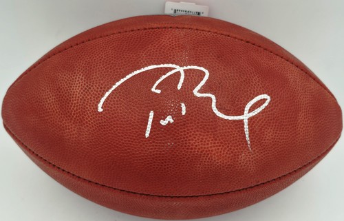 Tom Brady Auto NFL Leather Game Football Patriots Fanatics #B136426