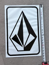 Massive Volcom Stone Sticker 13x20 inches Snowboard Surfboard Skateboard RARE!!!