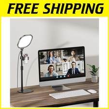 Zoom Lighting for Computer, 30 Light Modes, Desk Ring Light