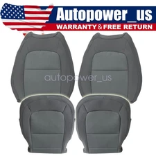 2015-2022 For Chevy Colorado GMC Canyon Bottom/Top Seat Cover Cloth Dark Gray US