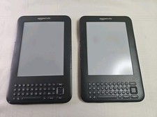 2 Amazon Kindles 3rd Generation D00901 For Parts Or Repair Bundle