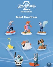 2025 McDONALD'S Zootopia 2 Disney HAPPY MEAL TOYS Or Set