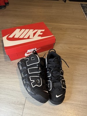 NIKE AIR MORE UPTEMPO BLACK WHITE (2020) PIPPEN 414962-002 Men's Size 8