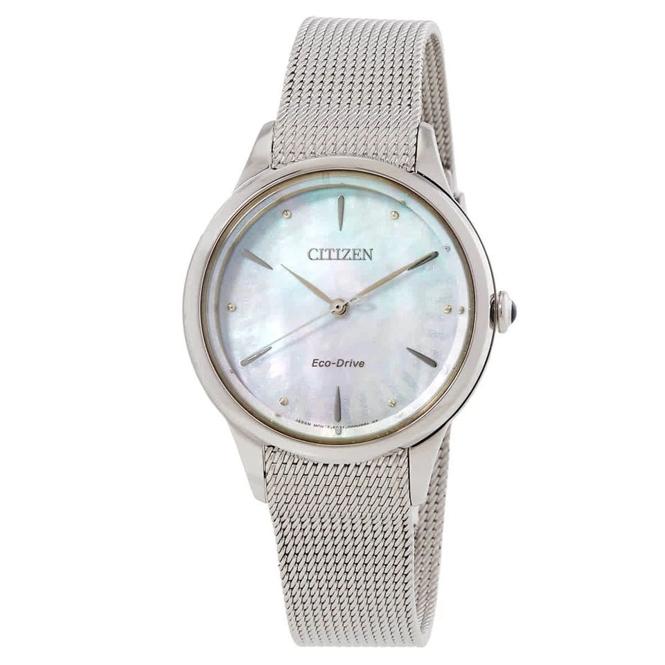 Reloj Citizen serie L Eco-Drive esfera mop para dama EM1150-86D