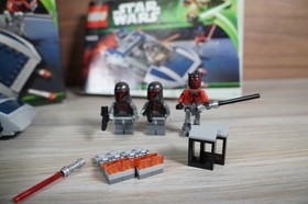 LEGO Star Wars 75022 Mandalorian Speeder 100% Complete Darth Maul Super Commando