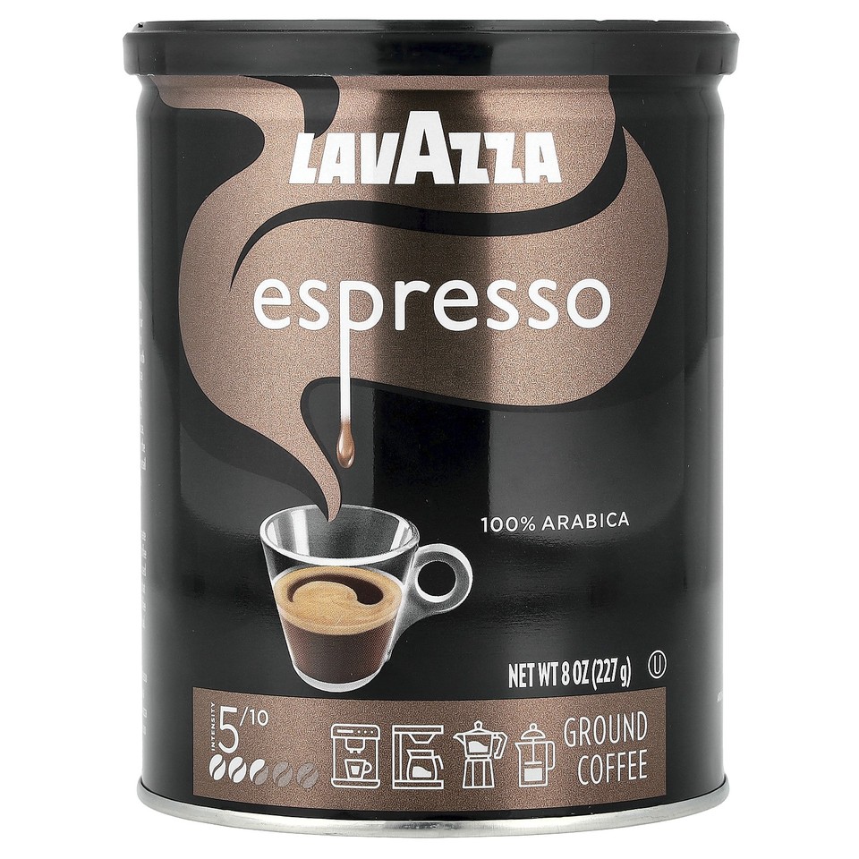 LavAzza Premium Coffees Ground Coffee Caffè Espresso 8 oz 226 8 g Kosher