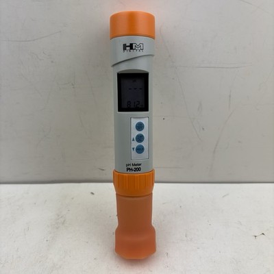 HM Digital PH-200 Waterproof pH Temp Meter Professional Water Tester