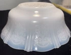 American Sweetheart Monax 8.75” Round Serving Bowl Vintage White Glass 3” Deep