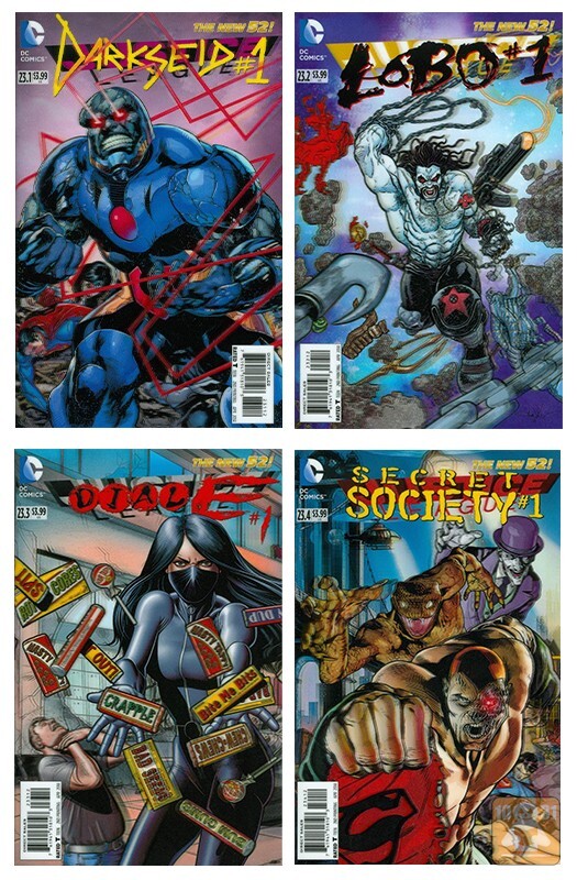 💥 JUSTICE LEAGUE #23.1 23.2 23.3 23.4 3D 2ND PRINT DARKSEID LOBO DIAL E #1 DC