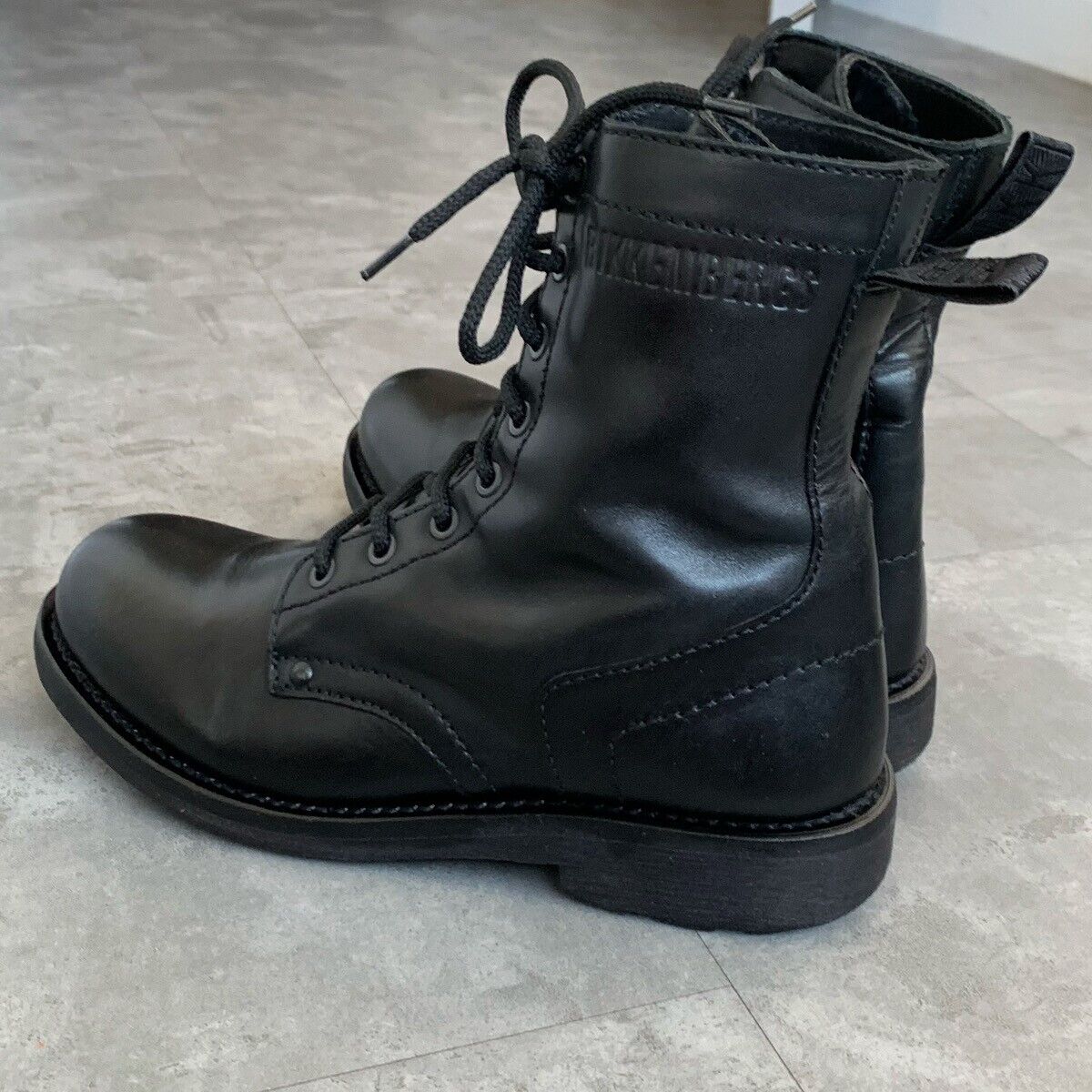 Vintage DIRK BIKKEMBERGS Boots Combat Shoes Logo Black Vintage DIRK BIKKEMBERGS Boots Combat Shoes Logo Black
