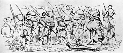 Theodor Kittelsen Krigen Mellom Froskene Og Musene 06 1885 17'' x 22'' Art Print