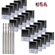 Dental Surgical Burs #557 FG Long Shank 25mm Tungsten Carbide High Speed