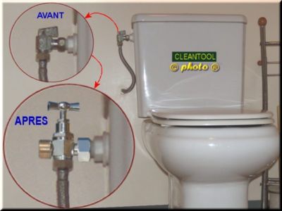 Robinet 3 voies cuisine pro avec douchette