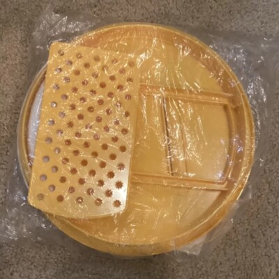 Vintage Tupperware Kitchen Work Unit Mandolin Chopper Slicer Grater NEW 1986