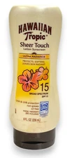 Hawaiian Tropic Sheer Touch Lotion Sunscreen SPF 15 (8fl/236ml)As Seen In Pics