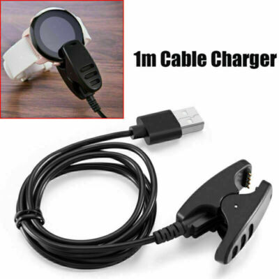 Black USB Cable Charger Clip For SUUNTO AMBIT/2/3 &Spartan Trainer GPS Watch