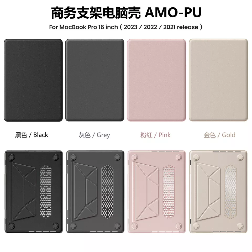 Funda de cuero con disipación de calor para Apple MacBook Air 13 Pro 14 15 16 M4 Foto 2 de 4