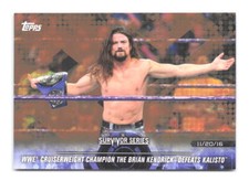 2018 Topps WWE Road To Wrestlemania The Brian Kendrick Defeats Kalisto Bronze 49