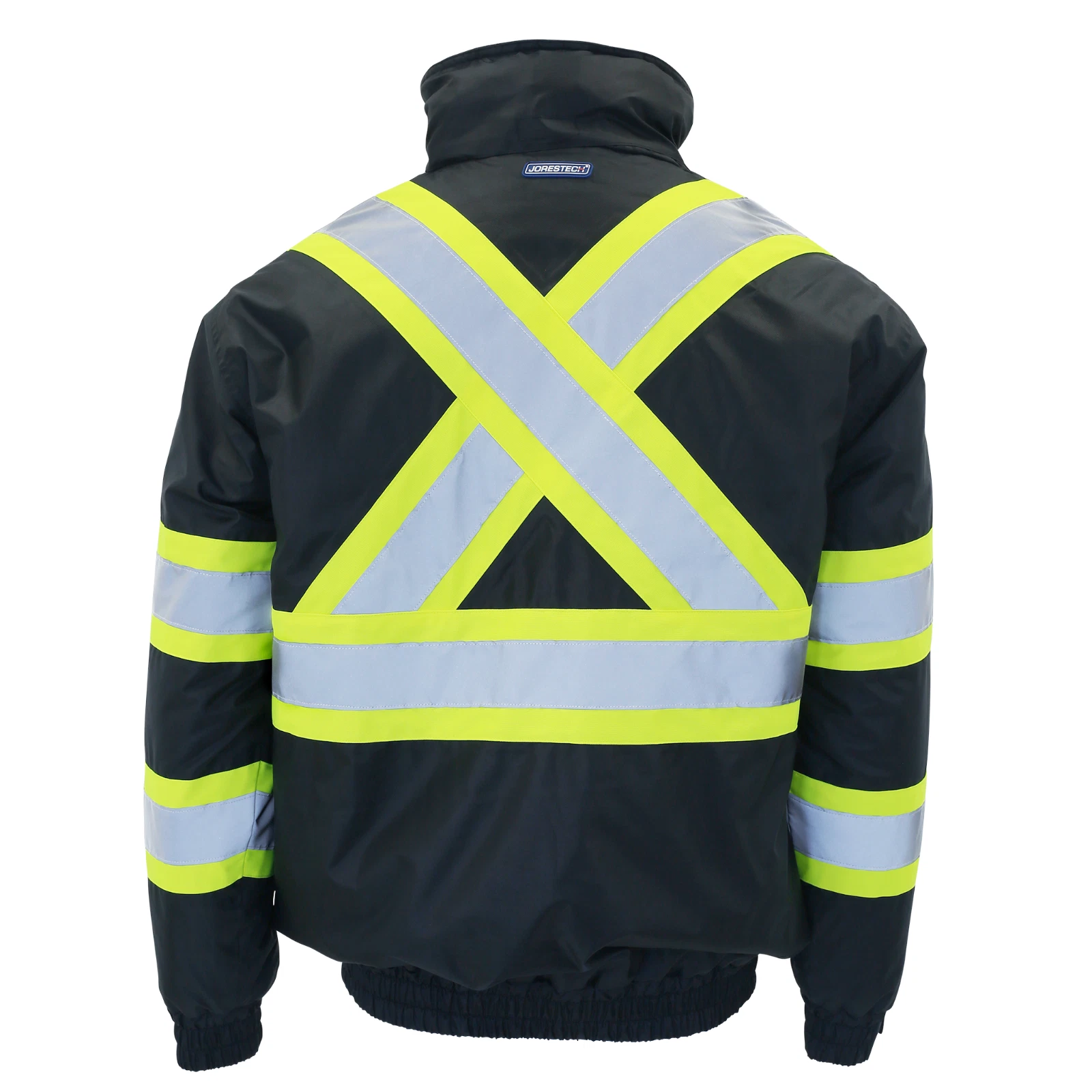 Hi-Vis Insulated Safety Bomber X Back Reflective Jacket ROAD WORK HIGH JORESTECH - product detail image 4