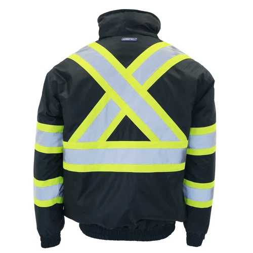 Hi-Vis Insulated Safety Bomber X Back Reflective Jacket ROAD WORK HIGH JORESTECH image 4